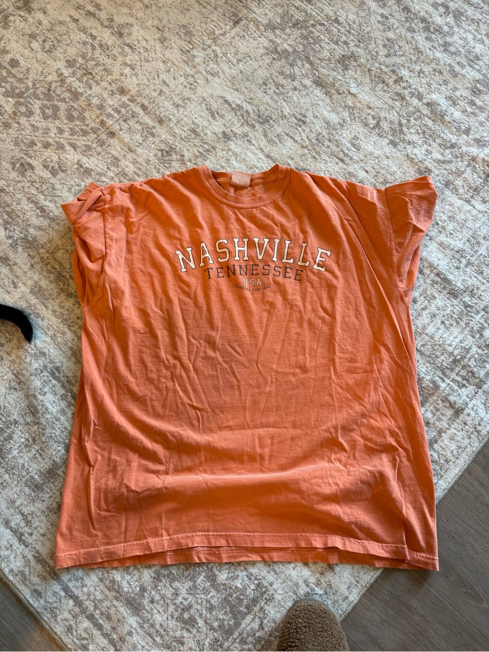 Nashville Tennessee Orange Graphic Tee